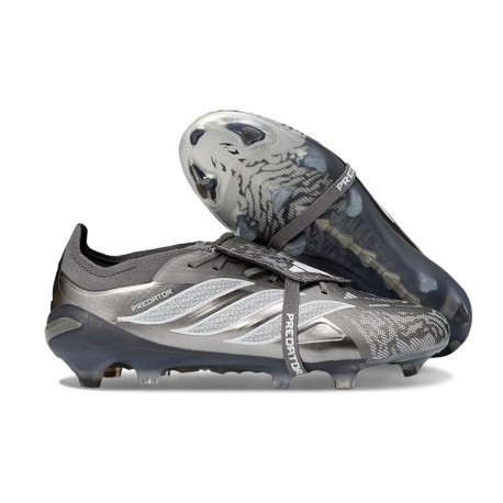 Scarpe da Calcio adidas Predator 26 Elite FT FG Ferro Metallizzato 