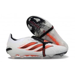 Scarpe da Calcio adidas Predator 26 Elite FT FG Bianco Rosso