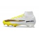 Nike Zoom Mercurial Superfly 10 Elite FG Bianco Oro Nero
