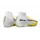 Nike Zoom Mercurial Superfly 10 Elite FG Bianco Oro Nero