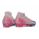 Nike Zoom Mercurial Superfly 10 Elite FG Rosa Bianco