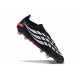 adidas Predator 26 Elite L FG Scarpa Nero Bianco Rosso