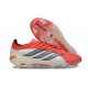 adidas Predator 26 Elite L FG Scarpa Rosso Lucido Nero Core Ftwr Bianco