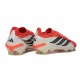 adidas Predator 26 Elite L FG Scarpa Rosso Lucido Nero Core Ftwr Bianco