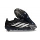 adidas Predator 26 Elite L FG Scarpa Nero Bianco