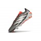 adidas Predator 26 Elite L FG Ferro Metallizzato Zero Metallico Rosso Lucido