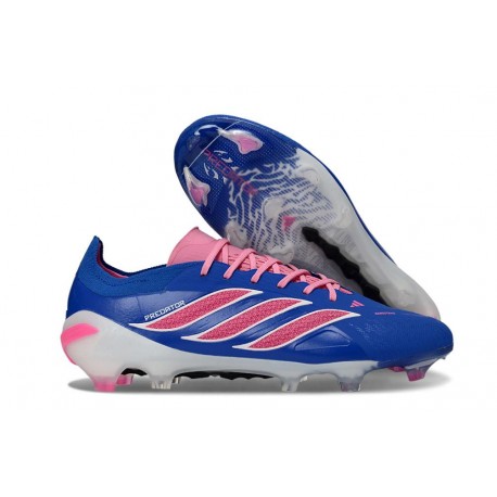 adidas Predator 26 Elite L FG Scarpa Blu Rosa