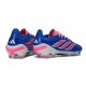 adidas Predator 26 Elite L FG Scarpa Blu Rosa