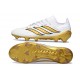 adidas Predator 26 Elite L FG Scarpa Bianco Oro