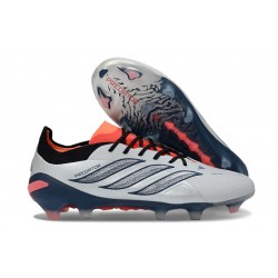 adidas Predator 26 Elite L FG Scarpa Grigio Nero
