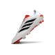 adidas Predator 26 Elite L FG Scarpa Bianco Nero Rosso