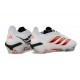 adidas Predator 26 Elite L FG Scarpa Bianco Rosso Nero