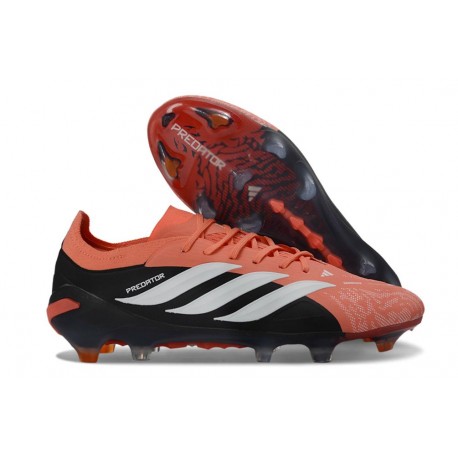 Scarpe da Calcio adidas Predator L Elite FG Arancio Nero Bianco