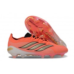 Scarpe da Calcio adidas Predator L Elite FG Rosso Oro