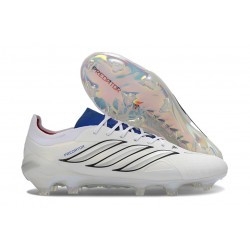 Scarpe da Calcio adidas Predator L Elite FG Bianco Blu