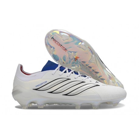 Scarpe da Calcio adidas Predator L Elite FG Bianco Blu