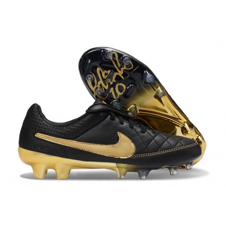 Scarpa da calcio Nike Tiempo Maestro Elite FG Nero Oro