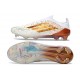 Adidas Scarpa da Calcio F50 Elite FG Bianco Oro