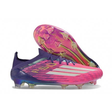 Adidas Scarpa da Calcio F50 Elite FG Rosa Viola Bianco