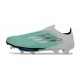 adidas Scarpe da Calcio F50 + Senza Lacci Elite FG Verde Bianco Argento