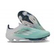 adidas Scarpe da Calcio F50 + Senza Lacci Elite FG Verde Bianco Argento