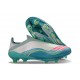 adidas F50 + Senza Lacci Elite FG Messi Ftwr Bianco Rosa Lucido Verde