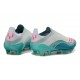 adidas F50 + Senza Lacci Elite FG Messi Ftwr Bianco Rosa Lucido Verde