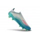 adidas F50 + Senza Lacci Elite FG Messi Ftwr Bianco Rosa Lucido Verde