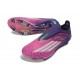 adidas Scarpe da Calcio F50 + Senza Lacci Elite FG Viola Rosa Bianco