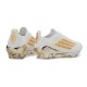 adidas Scarpe da Calcio F50 + Senza Lacci Elite FG Bianco Oro