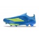 adidas F50 + Senza Lacci Elite FG X MESSI Team Blu Royal Giallo Solare Semi Blu Burst