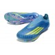 adidas F50 + Senza Lacci Elite FG X MESSI Team Blu Royal Giallo Solare Semi Blu Burst