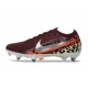 Nike Air Zoom Mercurial Vapor 16 Elite SG United - Borgogna / Argento Metallizzato / Rosso / Fossile