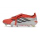 adidas Predator 26 Elite FT FG Rosso Lucido Nero Core Ftwr Bianco