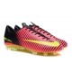 Scarpe Calcio Nuove Nike Mercurial Vapor XI FG ACC Rosso Giallo