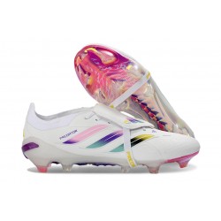 Scarpe da Calcio adidas Predator 26 Elite FT FG Bianco Rosa