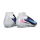 Scarpe Nike Phantom 6 Elite High Cut FG Blu Racer Rosa Blast Bianco