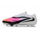 Scarpe da Calcio Nike Phantom 6 Elite Low FG Rosa Bianco