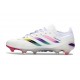 Scarpe da Calcio adidas Predator L Elite FG Bianco Rosa