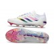 Scarpe da Calcio adidas Predator L Elite FG Bianco Rosa