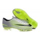 Scarpe Calcio Nuove Nike Mercurial Vapor XI FG ACC Metallico Verde Nero