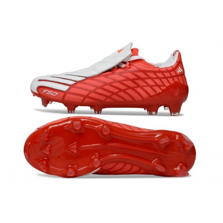 Scarpe da Calcio Adidas F50 Elite FG Spider Rosso Bianco