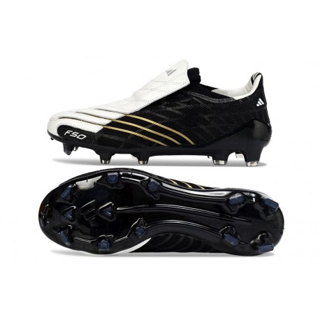Scarpe da Calcio Adidas F50 Elite FG Spider Nero Bianco