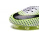 Scarpe Calcio Nuove Nike Mercurial Vapor XI FG ACC Metallico Verde Nero