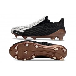Scarpe da Calcio Adidas F50 Elite FG Spider Nero Bianco Oro