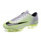 Scarpe Calcio Nuove Nike Mercurial Vapor XI FG ACC Metallico Verde Nero