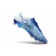 Scarpe Nike Air Zoom Mercurial Vapor 17 Elite FG Blu Bianco Argento