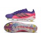 Scarpe da Calcio adidas Predator L Elite FG Viola Rosa Nero