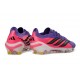 Scarpe da Calcio adidas Predator L Elite FG Viola Rosa Nero