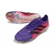 Scarpe da Calcio adidas Predator L Elite FG Viola Rosa Nero